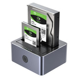 UNITEK 5GBPS DUAL BAY SATA DOCKING STATION (Y-3026GY)