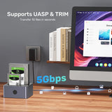 UNITEK 5GBPS DUAL BAY SATA DOCKING STATION (Y-3026GY)