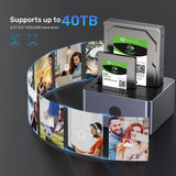 UNITEK 5GBPS DUAL BAY SATA DOCKING STATION (Y-3026GY)