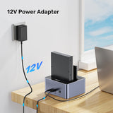 UNITEK 10GBPS DUAL BAY SATA DOCKING STATION (Y-3027GY)
