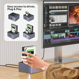 UNITEK 10GBPS DUAL BAY SATA DOCKING STATION (Y-3027GY)