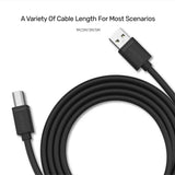 UNITEK USB 2.0 PRINTER CABLE 2M (Y-C430GBK)