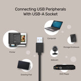 UNITEK USB 2.0 AM TO AF CABLE 3M (Y-C417GBK)