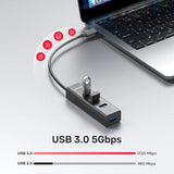 UNITEK USB-C 5GBPS HUB 4 PORTS 30CM (Y-3089Z)