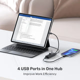 UNITEK USB-C 5GBPS HUB 4 PORTS 30CM (Y-3089Z)