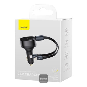 Baseus Car Charger 2 in 1 (CCTX-CL) - IBSouq