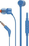 JBL TUNE110 Wired Universal In-Ear Headphone, Black / WHITE