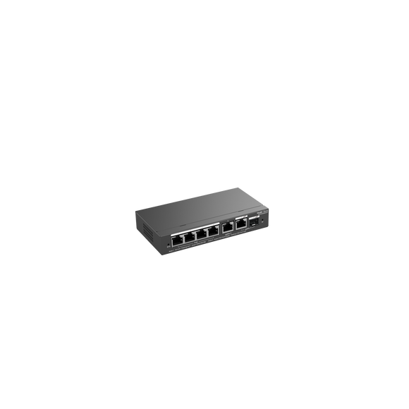 RG-ES206GS-P, 6-Port Gigabit Smart Cloud Managed PoE Switch - IBSouq