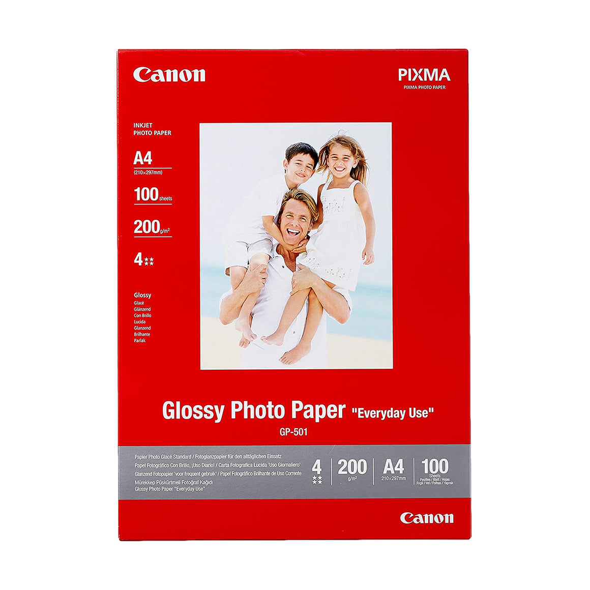 Canon Glossy photo paper 4x6 - 100 sheets 200gsm (GP-501) (100)