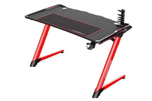 DXRacer E-Sports Gaming Desk - Black/Red TG-GD001-NR-1 - IBSouq