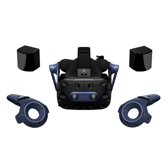 HTC VIVE PRO 2 Full Kit - HD VR Headset, Controllers, Base Stations (99HASZ002-00) - IBSouq