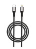 TELUX SYNCX Braided USB-C to Lightning Cable 1.2m