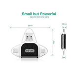 GO-DES 4IN1 MOBILE PHONE CARD READER USB-C USB-A MICRO AND LIGHTINIG  (GD-DK105)