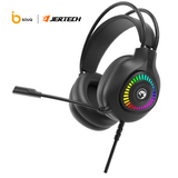 Jertech HG01 over-ear gaming headset RGB lighting