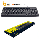 Jertech K328 keyboard mechanical feel keys close-up