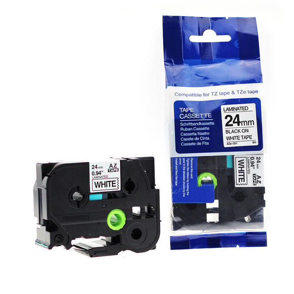Compatible Brother Label Tape 24mm (AZe-251)