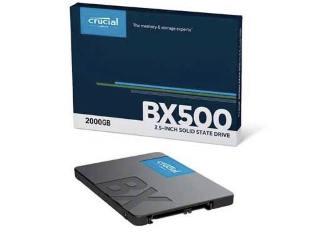 Crucial BX500 2TB 3D NAND SATA 2.5-inch SSD