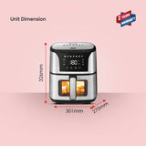 SANFORD DIGITAL AIR FRYER 5.5L (SF2450AF)