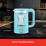 SANFORD ELECTRIC KETTLE BLACK 1.8L (SF3359EK)