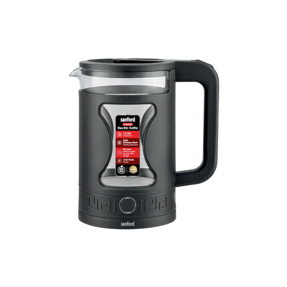 SANFORD ELECTRIC KETTLE BLACK 1.8L (SF3359EK)