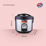 SANFORD AUTOMATIC RICE COOKER 2.8L (SF1196RC)