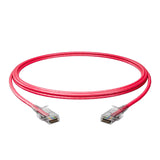 CAT 6 UTP 28AWG BC PVC Cable Red - IBSouq