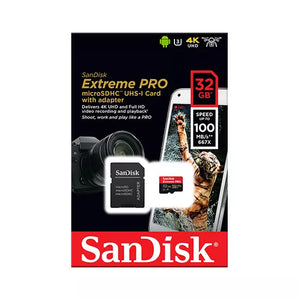 SanDisk Extreme PRO SDXC UHS-1 Card With Adapter 32GB 100MB/S - IBSouq