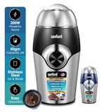 SANFORD COFFE GRINDER GRIND COFFEE BEANS, DRY FRUITS AND SPICES BLACK (SF5655CG)