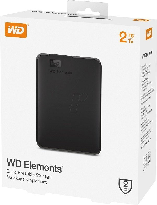 Amazon.com: WD 2TB Elements Portable External Hard Drive