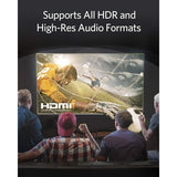 Anker HDMI 2.1 Ultra High Speed 2M Black (A8743H11) - IBSouq