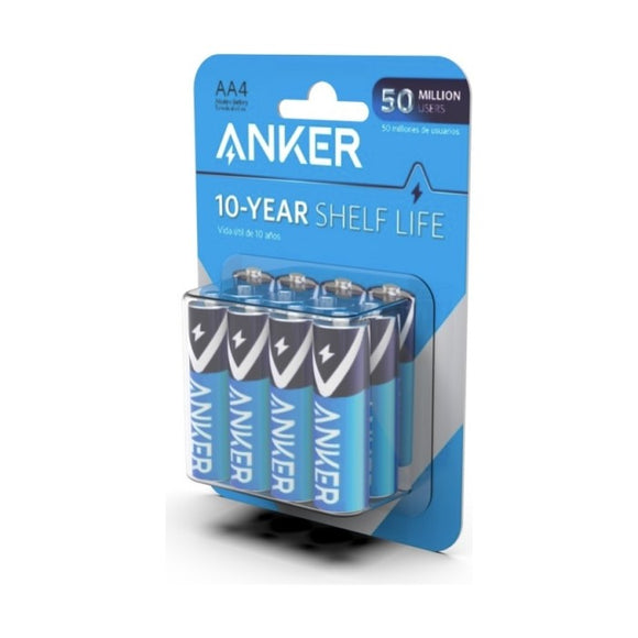 Anker Aaa Alkaline Batteries 8-pack Black/blue - IBSouq