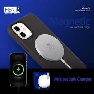 Heatz Wirless Safe Charger 15W Magnetic (ZC605) - IBSouq