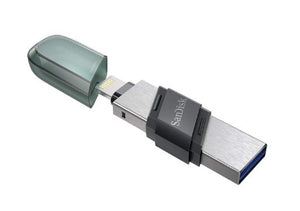 SanDisk USB-A & Lightning iXpand Flash Drive Flip 256GB - IBSouq