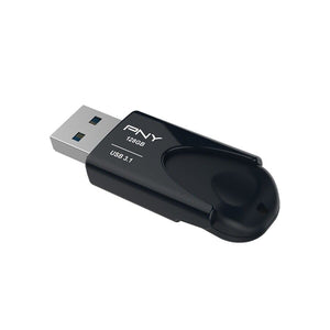 PNY Attache (4) USB 3.1 Flash Drive Memory Stick 80MB/s - 128GB - IBSouq