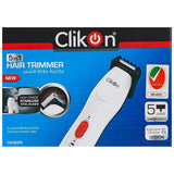Clikon Hair Trimmer 5 in 1 White/Red - IBSouq