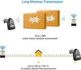 NETUM Wireless Barcode Scanner, 2 in 1 2.4G Wireless - IBSouq