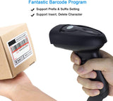 NETUM Wireless Barcode Scanner, 2 in 1 2.4G Wireless - IBSouq