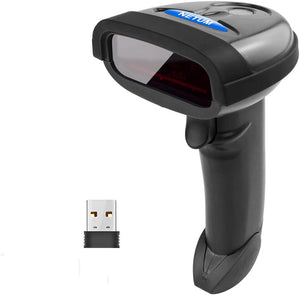 NETUM Wireless Barcode Scanner, 2 in 1 2.4G Wireless - IBSouq