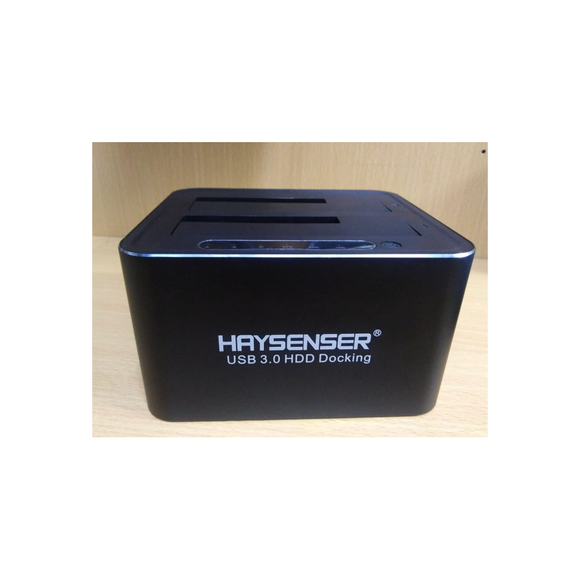 Haysenser USB3.0 HDD Docking Station (2 SATA). - IBSouq
