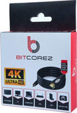 Bitcorez HDMI Cable 2.0V Male to Male Support 3D & 4K Copper (1 Meter) - IBSouq