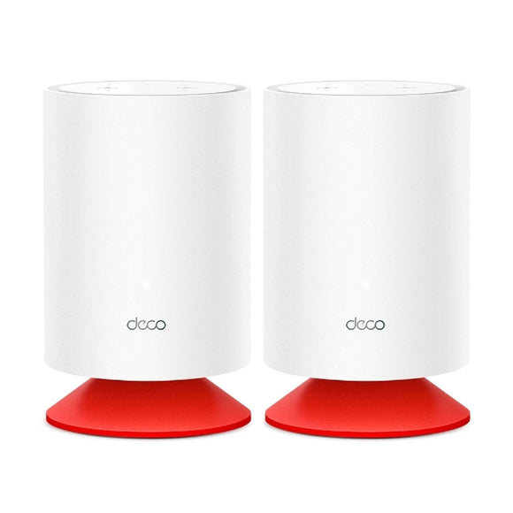 Deco Voice X20 - AX1800 Mesh Wi-Fi 6 System with Smart Speaker (2 Pack) - IBSouq