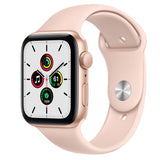 Apple Watch Se 44Mm Gold Aluminum Case Pink Sand Sport Band Gps - IBSouq