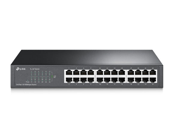 Tp-Link 24-Port 10/100Mbps Desktop/Rackmount Switch (TL-SF1024D) - IBSouq