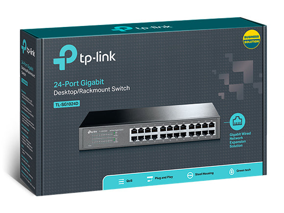 Tp-Link 24-Port Gigabit Desktop/Rackmount Switch (TL-SG1024D) - IBSouq