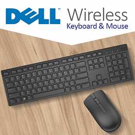 Dell Wireless Keyboard and Mouse Arabic (KM636) - IBSouq