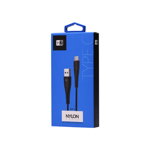 Heatz Nylon Cable Type C to USB Cable (ZCT13) - IBSouq