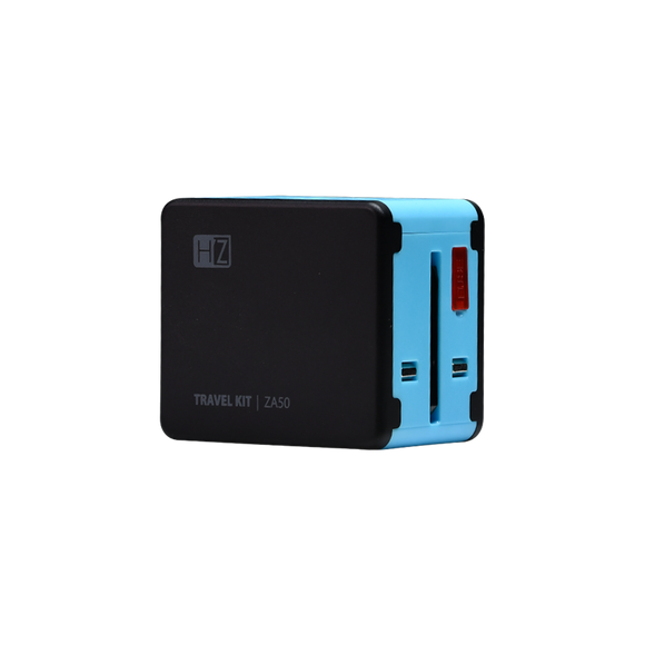 Heatz Universal Travel Kit Adapter Dual Port USB (ZA50) - IBSouq