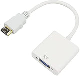 HDMI TO VGA Adapter White - IBSouq