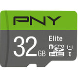 PNY 32GB Elite UHS-I microSDHC Memory Card with SD Adapter - IBSouq