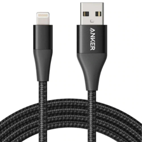 ANKER PowerLine+ II USB-A with Lightning Connector 3ft 0.9mm BLACK - IBSouq